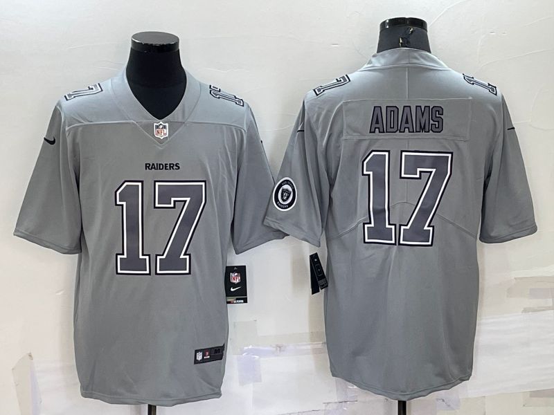 Men Oakland Raiders 17 Adams Grey 2022 Nike Limited Vapor Untouchable NFL Jerseys